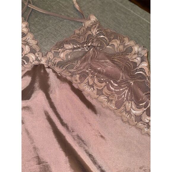 - Avidlove Lavender Satin Chemise Lace Trim Adjustable Straps Size XXL - Picture 8 of 8